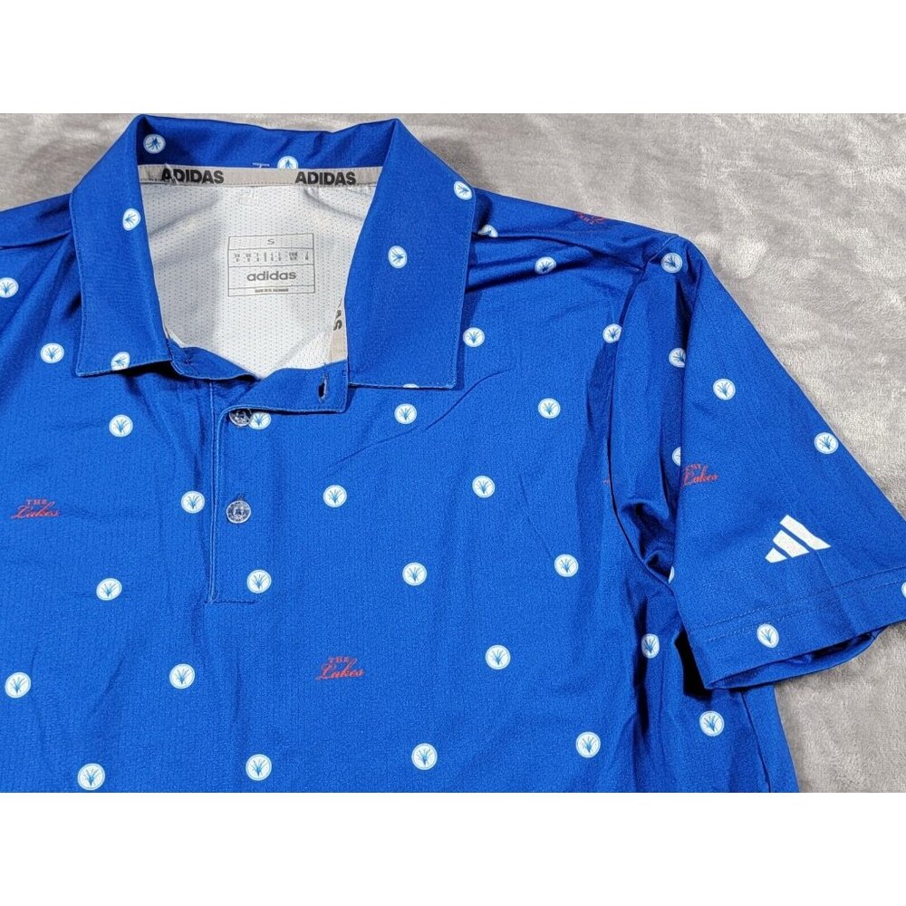 Adidas Performance Golf Polo Shirt Men's Small The Lakes at‎ Castle Hills Club